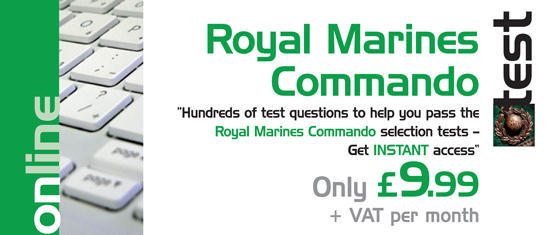 Royal Marines Tests - Get instant access Royal Marines Tests - Get instant access
