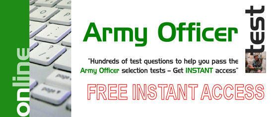 Free 30 Days Access to Army Officer Tests