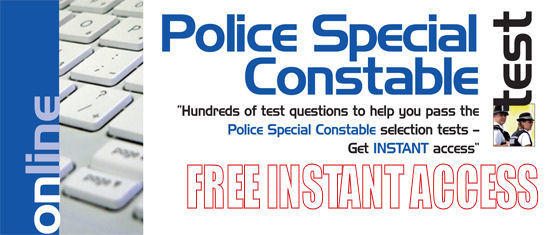 FREE 30 Days Access to Online Special Police Constable Tests!
