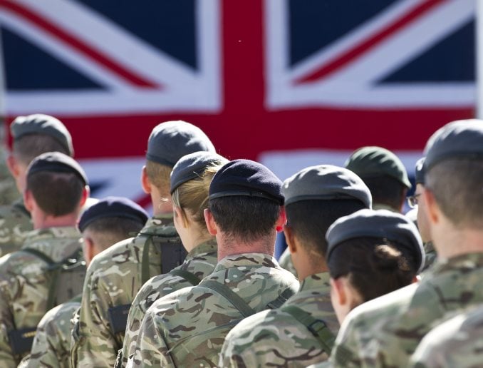 British Troops Remembering the Fallen in Afghanistan