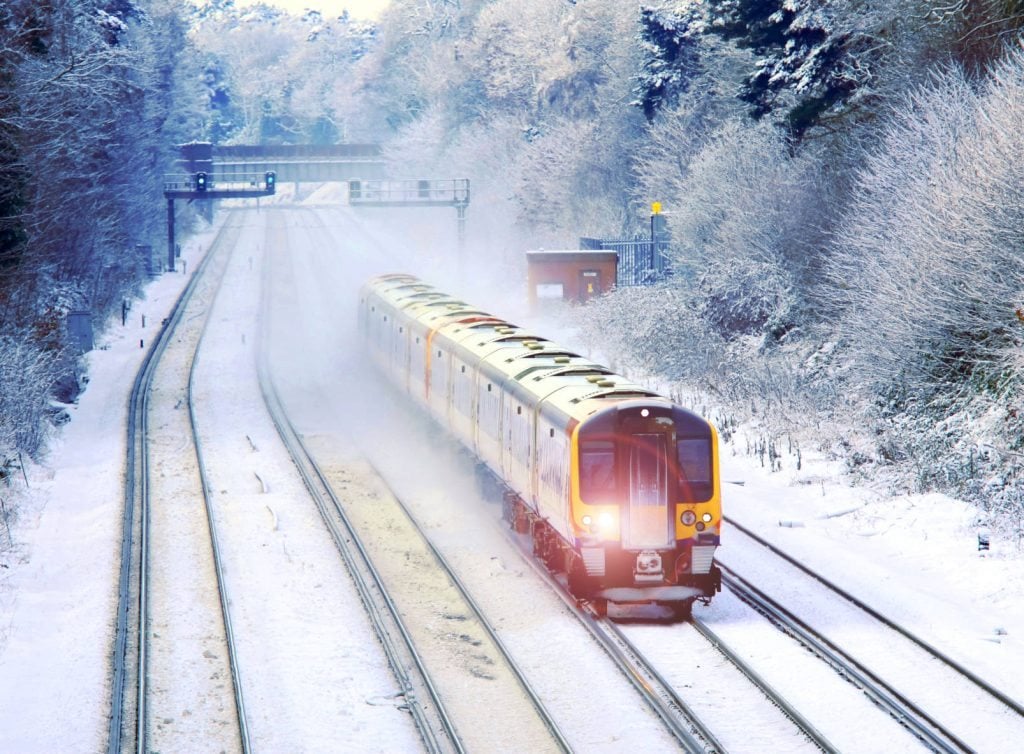 Recent Train Driver Jobs for London Commuter Trains in the Snow