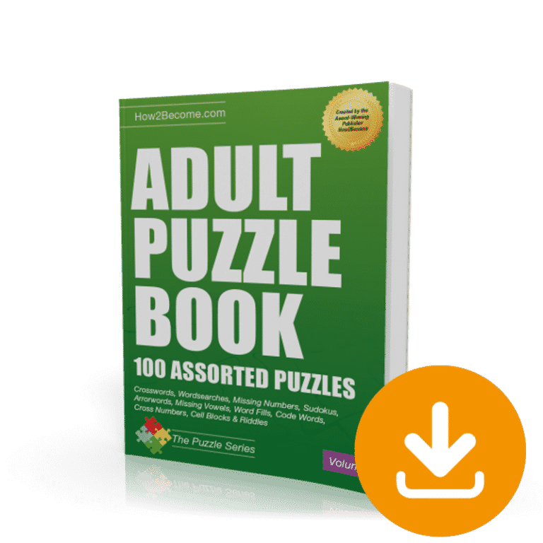 CAREERVIDZ Adult Puzzle Book Download How 2