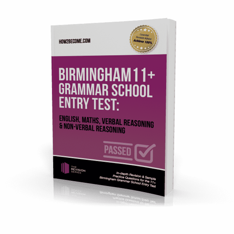 Birmingham 11+ Grammar School Entry Test
