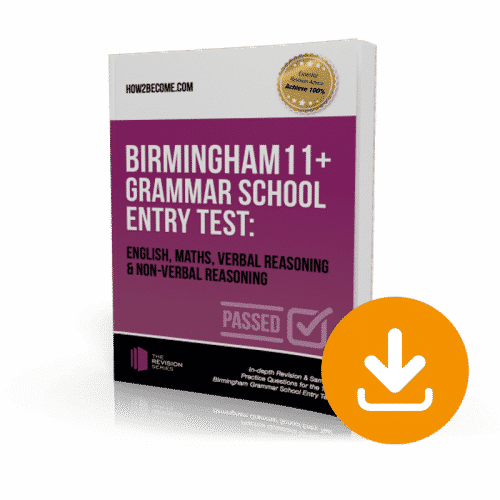 Birmingham 11+ Grammar School Entry Test Download