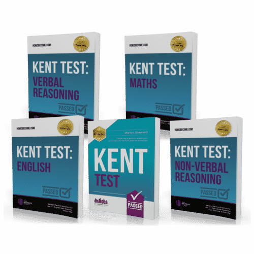 Complete 11+ Kent Test 5 Book Revision Series Set - Sample Practice Papers, Explanations & Guidance