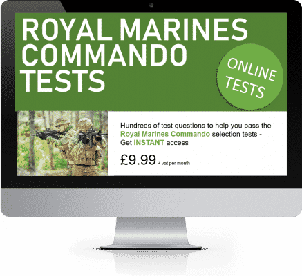 Online Interactive Royal Marines Commando Practice Tests