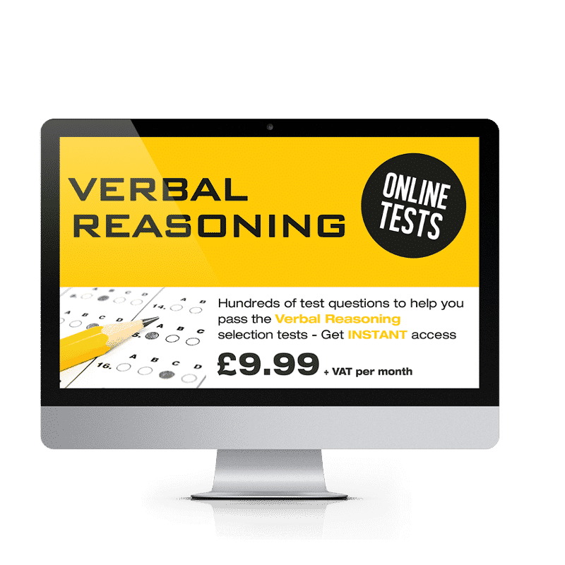 Online Verbal Reasoning Testing Suite £9.99 + vat per month How 2