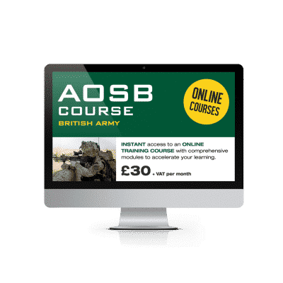 Online Army Officer Course £30.00+ vat per month