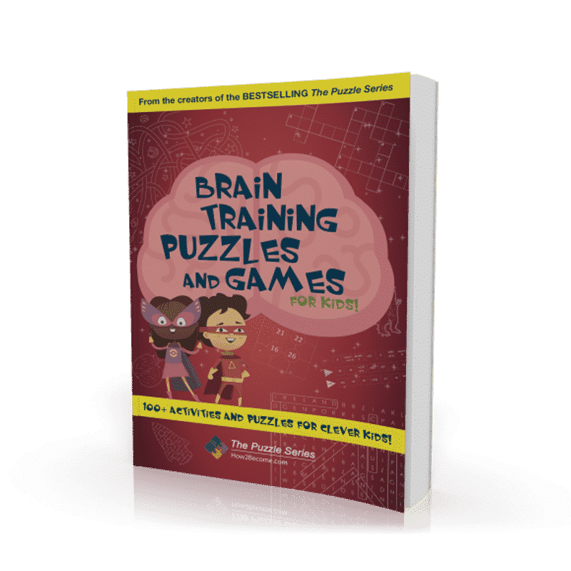 Brain Training Puzzles and Games for Kids Workbook