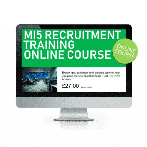 MI5 Recruitment Online Training Course