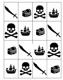 Puzzles for Kids Pirate Activities - Puzzle 3 Answer