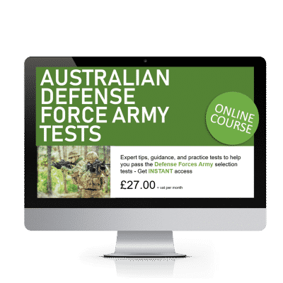 Defense Forces Australia Army Tests Online Course