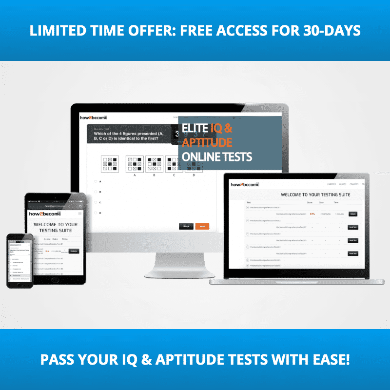 IQ Aptitude ELITE Online Testing Suite 30 DAYS FREE ACCESS Thereafter 5 95 vat Per Month