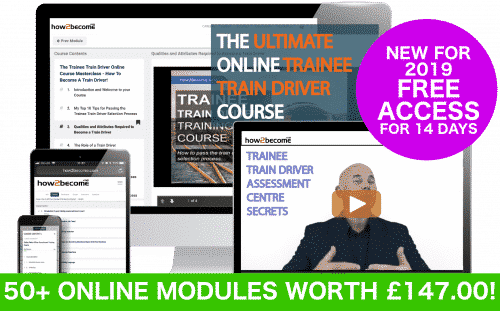 Online Trainee Train Driver Training Course - become a train driver