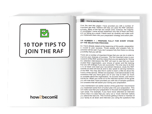 10 Top Tips to Join the RAF download