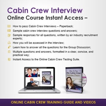 Online Cabin Crew Interview Instant Access