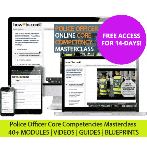 Police Competencies Online Course 14 days free access