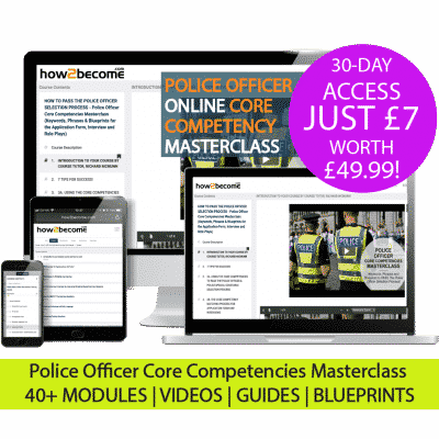 Police Officer Core Competency Keywords for Interviews roleplays and the assessment centre