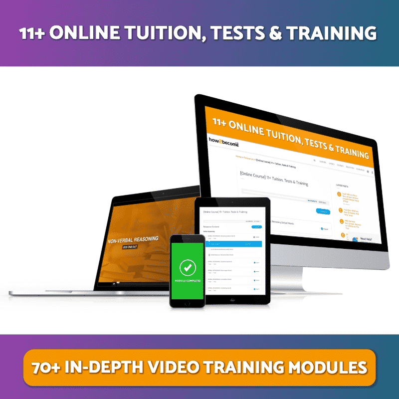 11+ Online Tuition, Tests & Training From How2Become