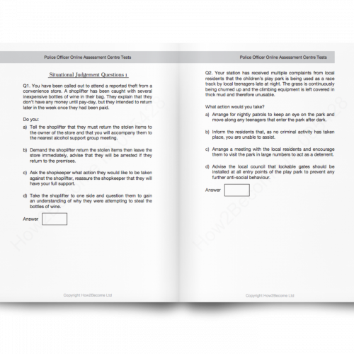 Police Officer Situational Judgement Tests PDF Download