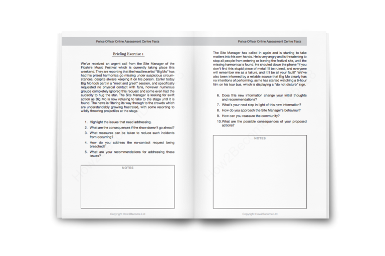 Police Briefing Exercise Questions & Answers Download How 2