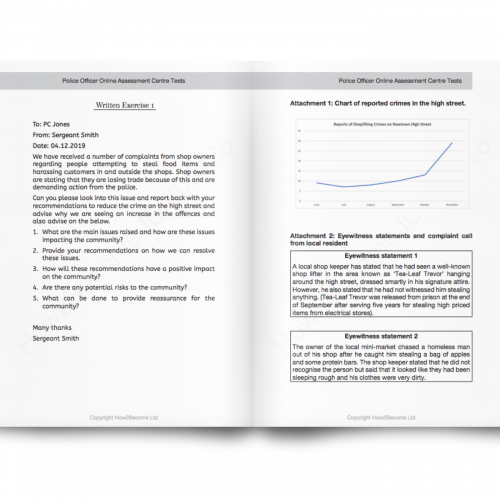 Police Written Exercise Examples PDF Download