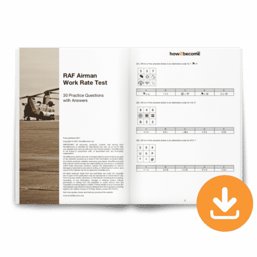 RAF Airman Work Rate Test Download