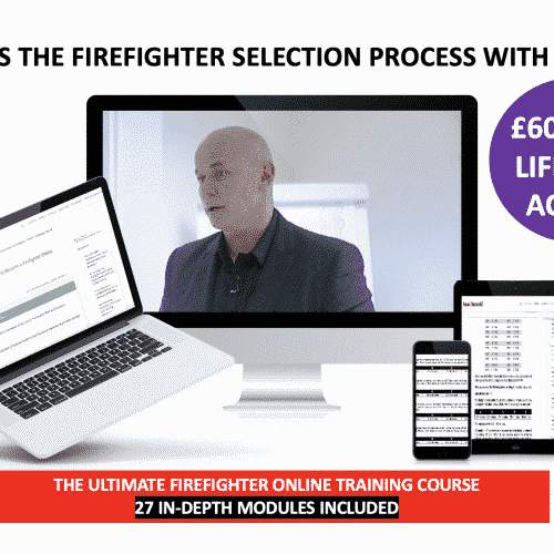 Online firefighter training course lifetime access