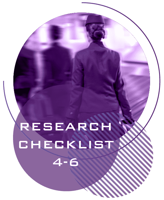 Cabin crew interview research checklist 4-6
