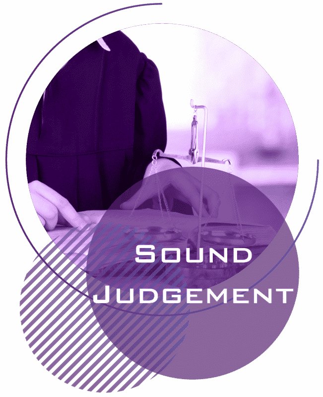 Magistrate six key qualities - sound judgement