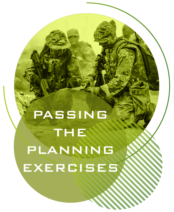 how to pass the planning exercise