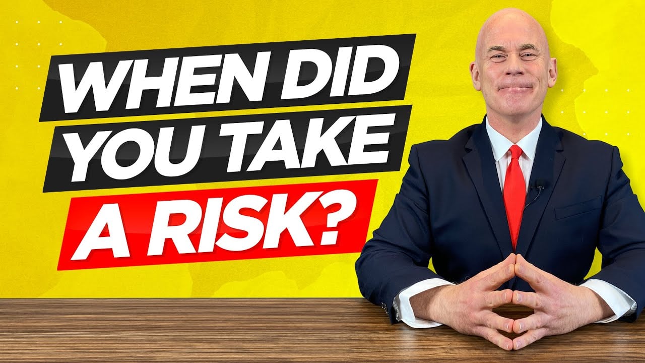 TELL ME ABOUT A TIME YOU TOOK A RISK AT WORK!