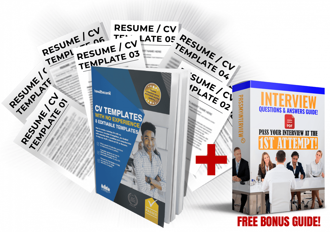 8 CV Resume Templates for No Experience Download