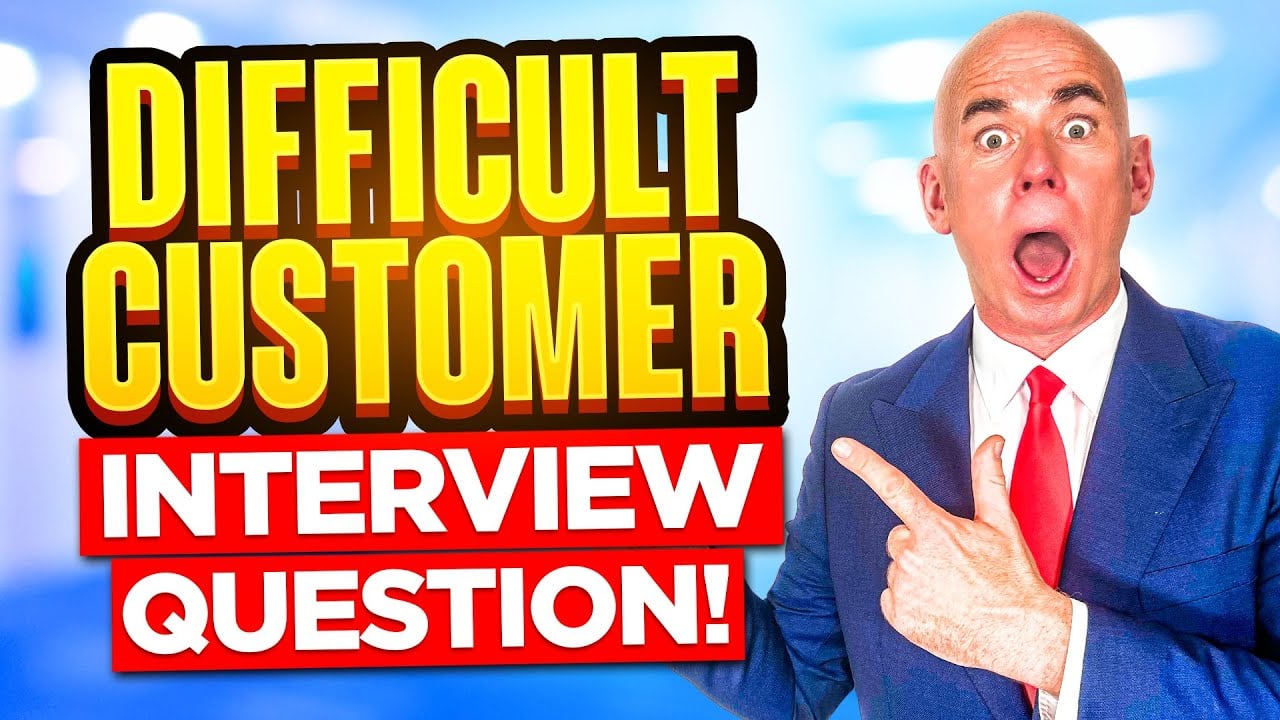 How would you deal with a difficult customer?