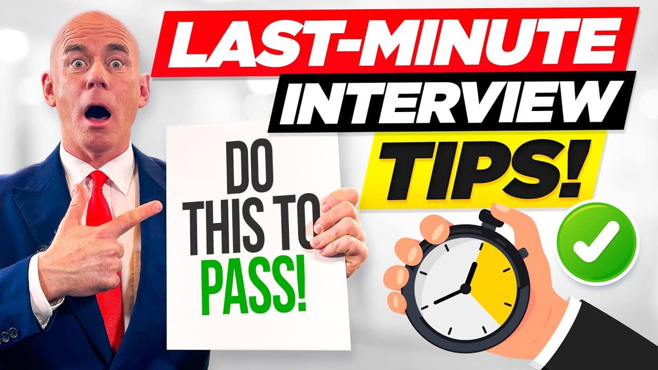 Last minute interview tips for 2023