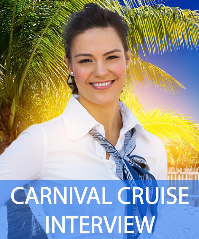 carnival cruise line hirevue interview questions