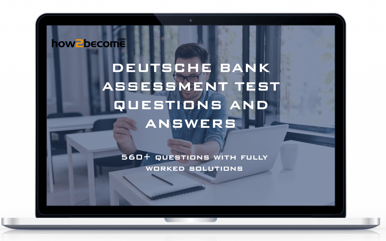 How2Become 560 Deutsche Bank Assessment Test Questions and Answers