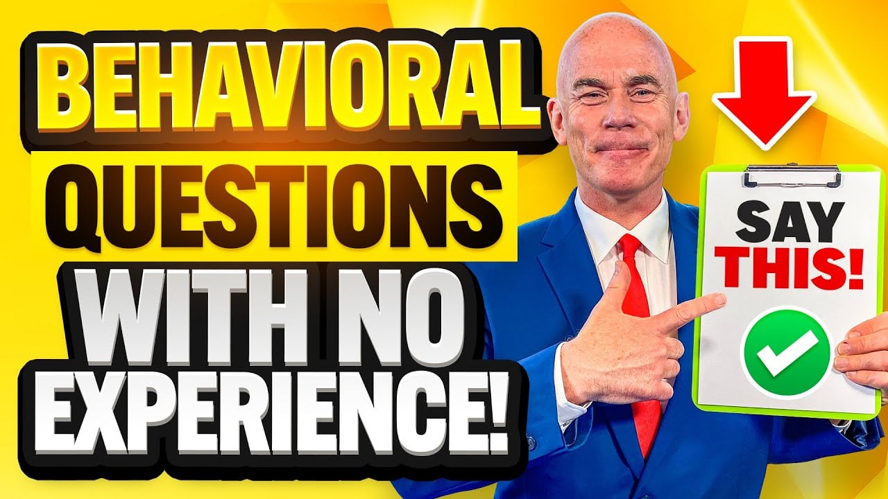 Behavioural questions with no experience