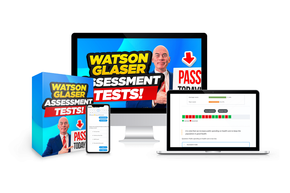 Watson Glaser Critical Thinking Online Practice Test Questions & Answers
