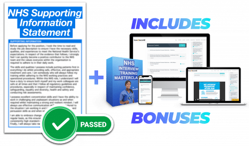 NHS Support Information Statement Writing Service with Bonus