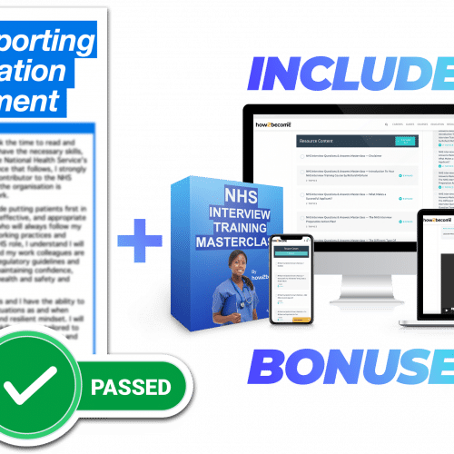 NHS Support Information Statement Writing Service with Bonus