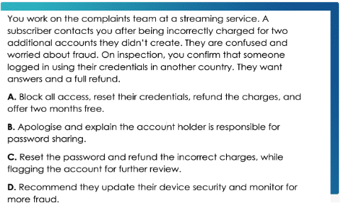 customer service assessments