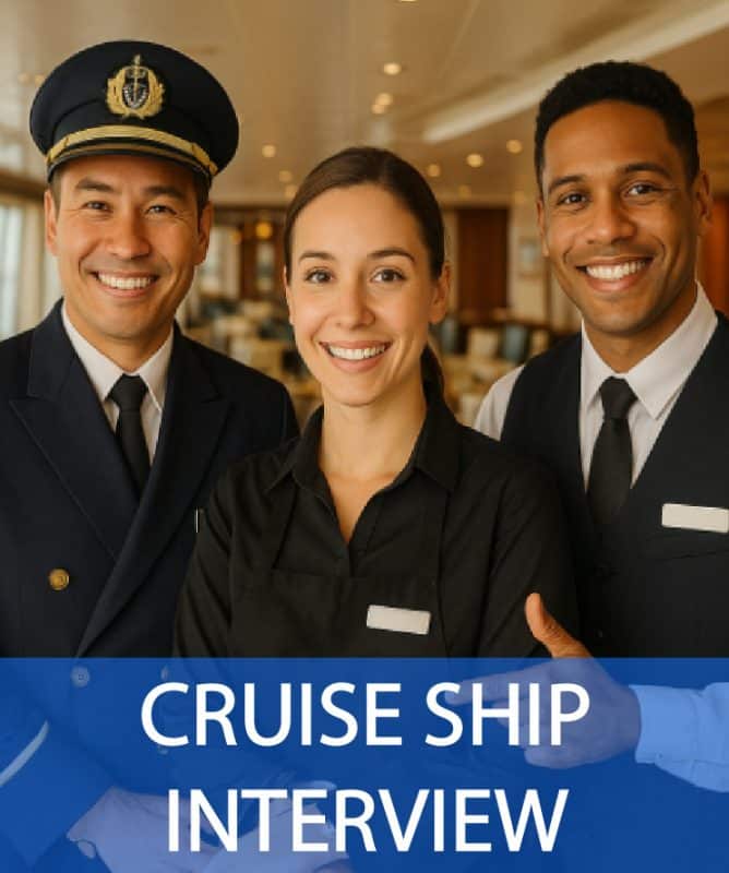 Cruise Ship Job Interview Questions and Answers
