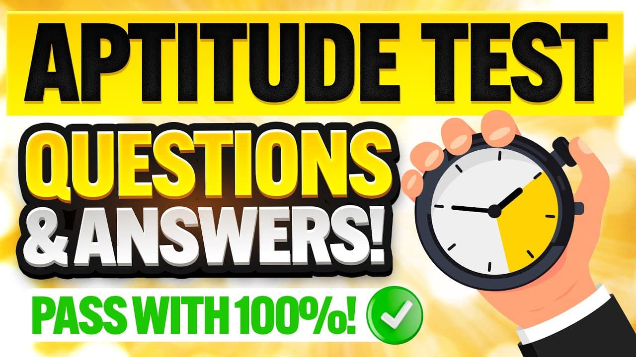Free Aptitude Test Practice, Sample Questions, and How to Pass