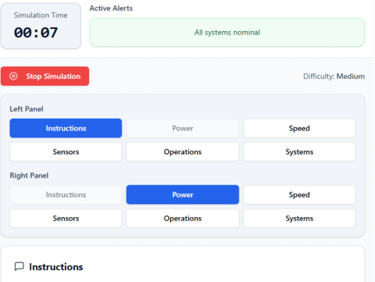 RAF CBAT Cognitive Updating Assessment Sample Question