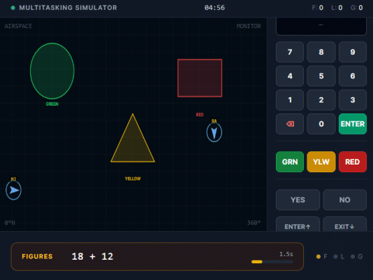 RAF CBAT Figures, Logistics, Groups Assessment Sample Question