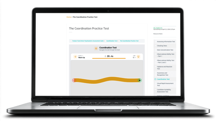 the 2 hand coordination test
