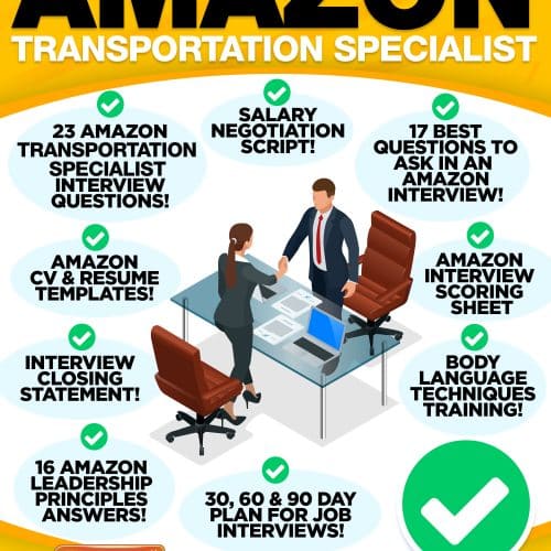 AMAZON Transportation Specialist JOB INTERVIEW Preparation Pack