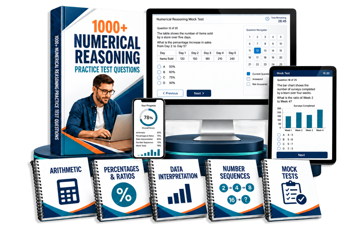 Numerical Reasoning Test Questions and Mock Assessments 1000 Questions