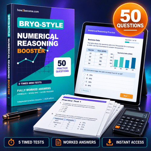 How2Become_Bryq_Numerical_Reasoning_Booster_Square_Mockup